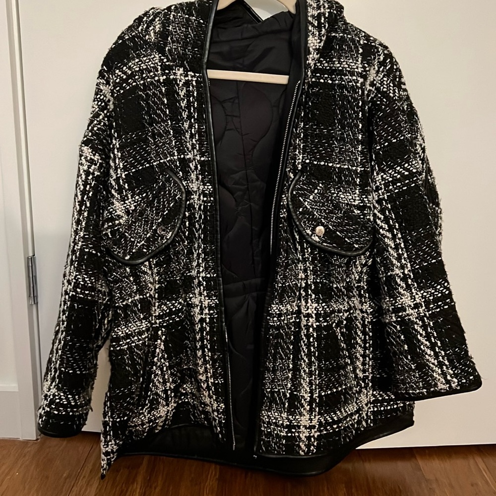 Maje Oversized Tweed Jacket